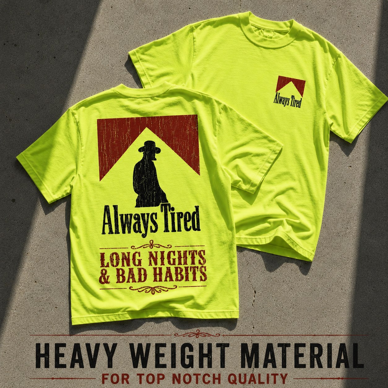 Heavy Weight HiViz Me More Visible