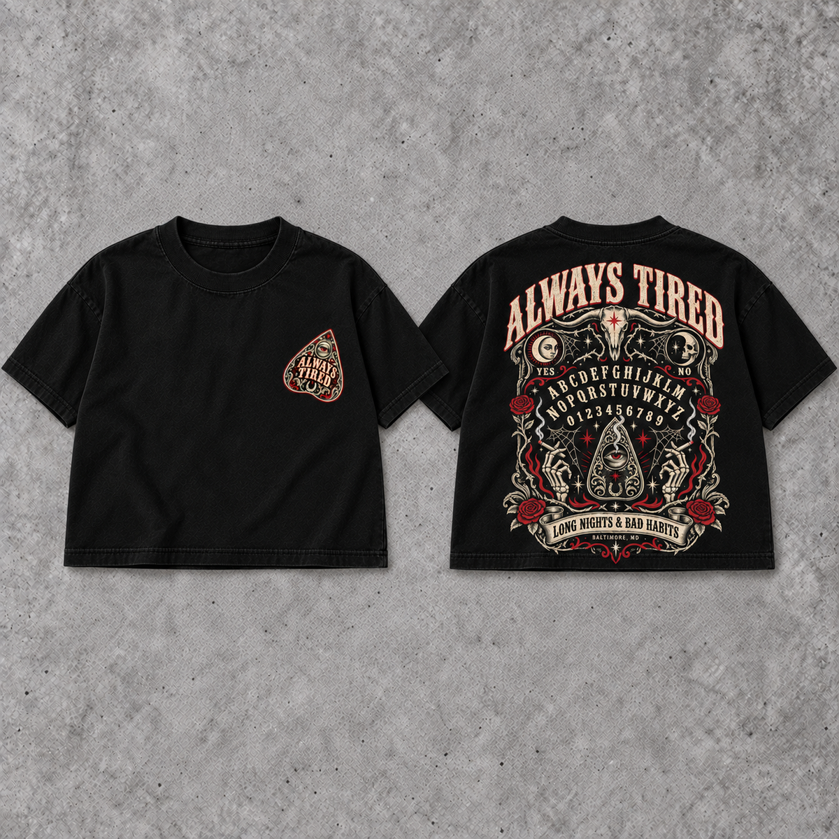 Ouija Board Women’s Crop
